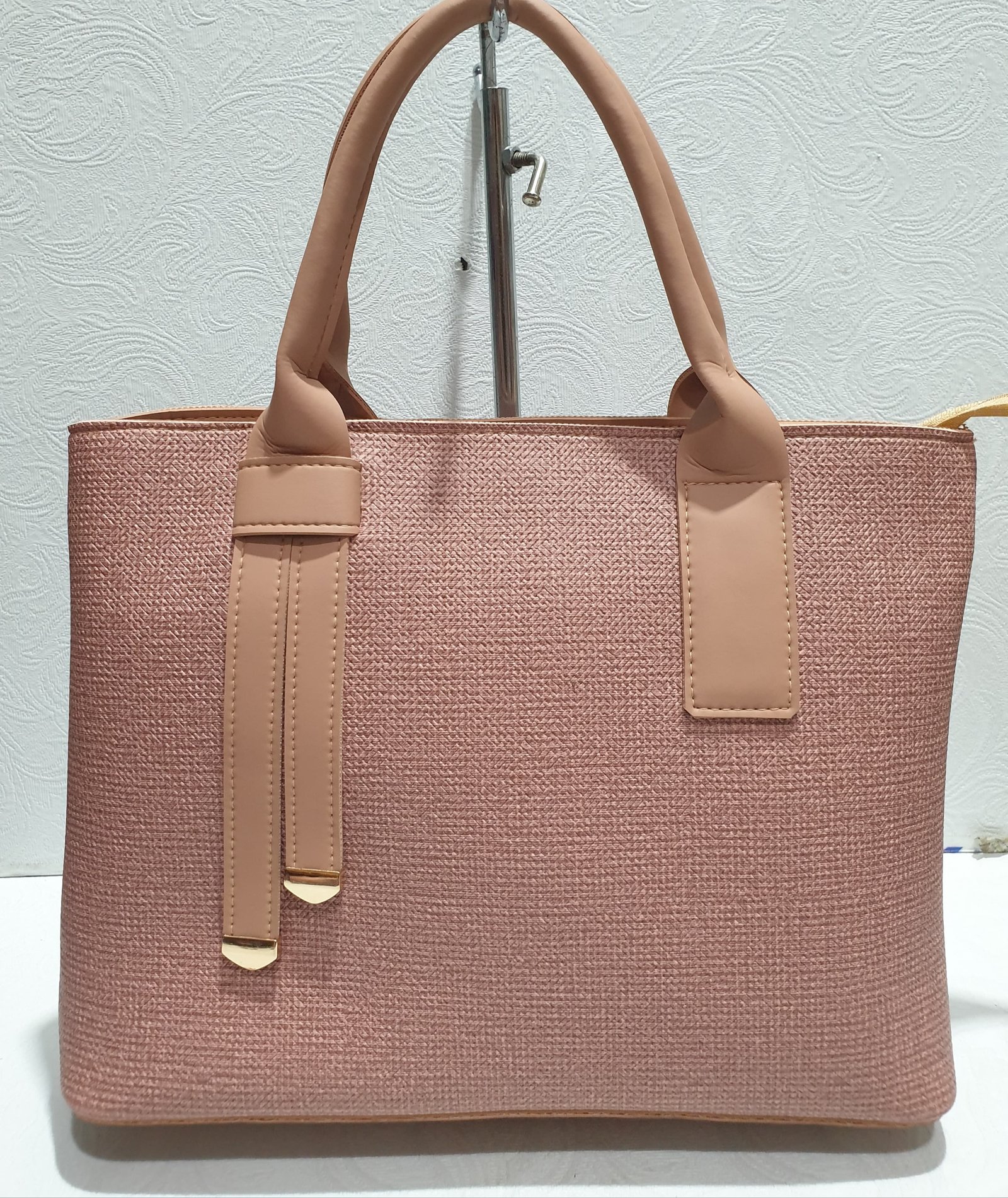 Rose Woven Tote